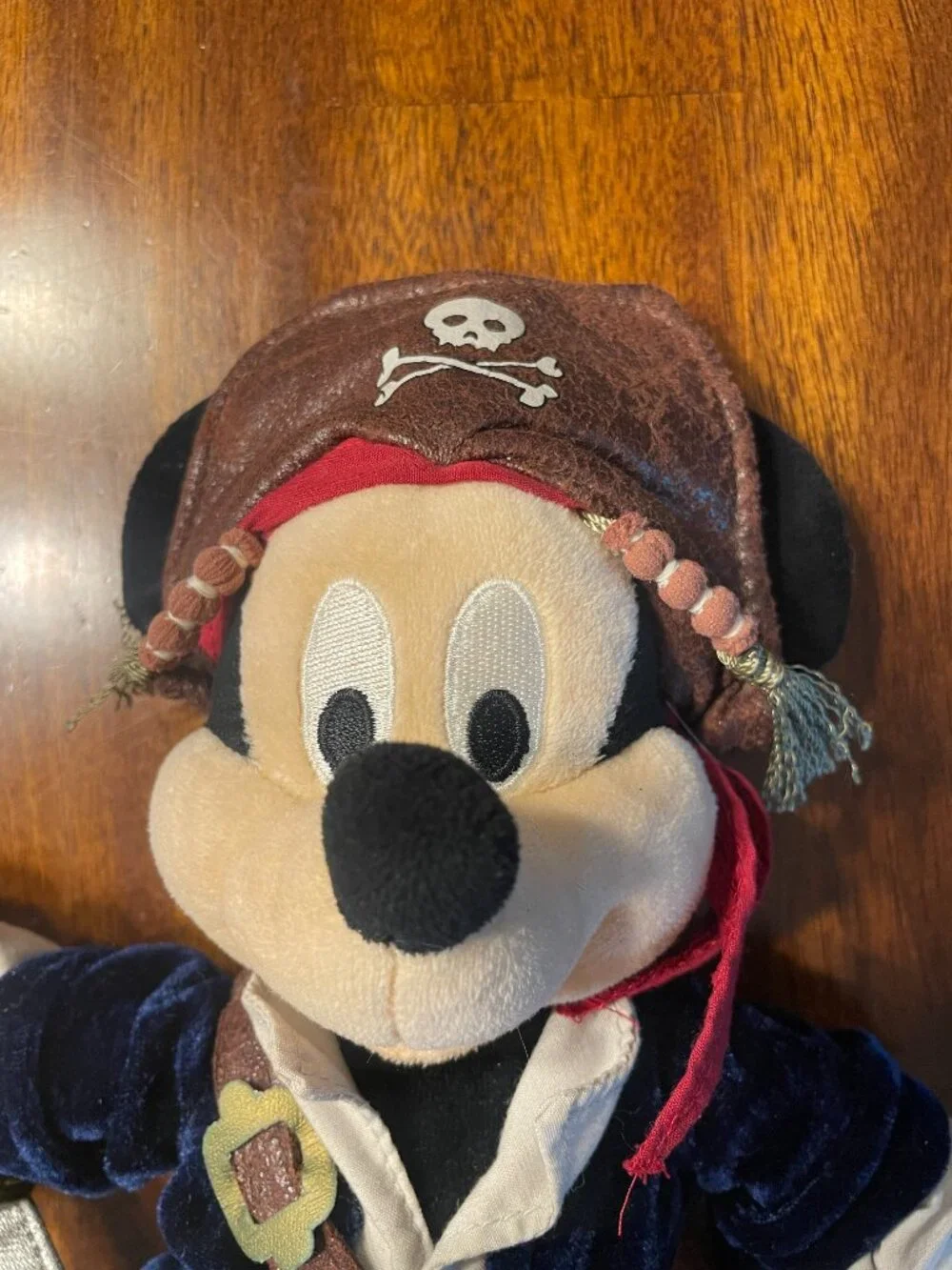 Disney Parks Mickey Mouse Pirates of the Caribbean Plush 12” Toy!